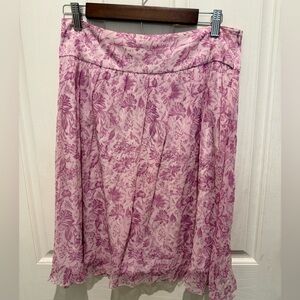 Vintage Y2K 90s Esprit pink silk‎ skirt